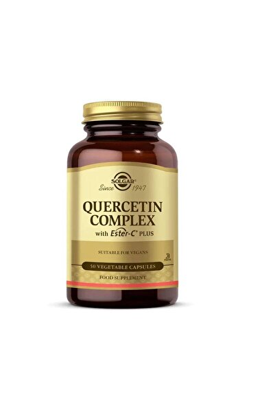 Solgar Quercetin Complex with Ester-C Plus 50 Veg Capsules-Skt:01/2027