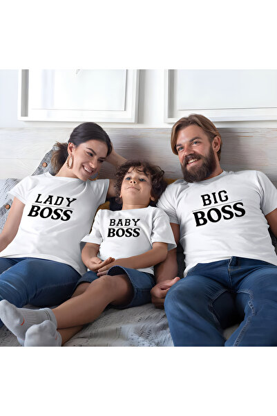 VİZYON İKRA Συνδυασμός οικογενειακών μπλουζών BOSS - Τιμή ενός προϊόντος (Δια...