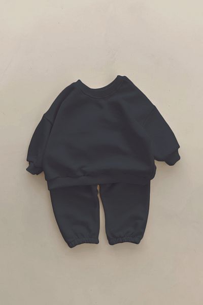 ADABEBEK New Season Boy Cool Bear Printed 2-Piece Baby Set 11143