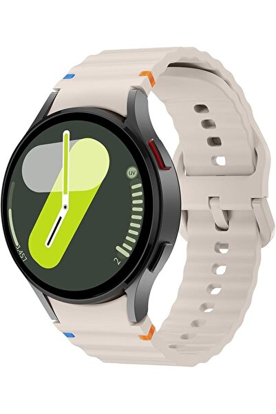 UnDePlus لساعة سامسونج جالاكسي 4 5 6 7 FE 40 40 44 كلاسيك 42 43 46 47 ملم سلك مزخرف مخطط رياضي S