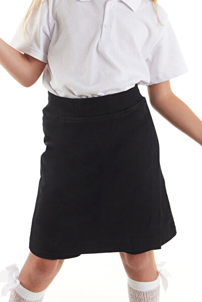 Ahengim Kids Kız Çocuk Okul Kaşkorse Beli İpli Şort Etek AK863637