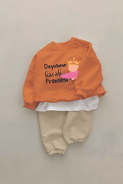 ADABEBEK New Season Uncle's Little Princess Printed 2-Piece Baby Set 232311