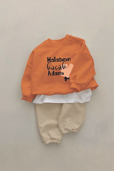 ADABEBEK New Season Aunt's Little Man 2-Piece Baby Suit 22016-15