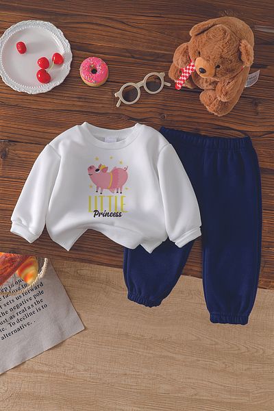 ADABEBEK Premium Little Princess Printed 2-Piece Baby Set 22865
