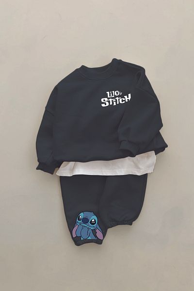 ADABEBEK Lilo Stitch Premium Printed 2-Piece Baby Set - 23260 23261