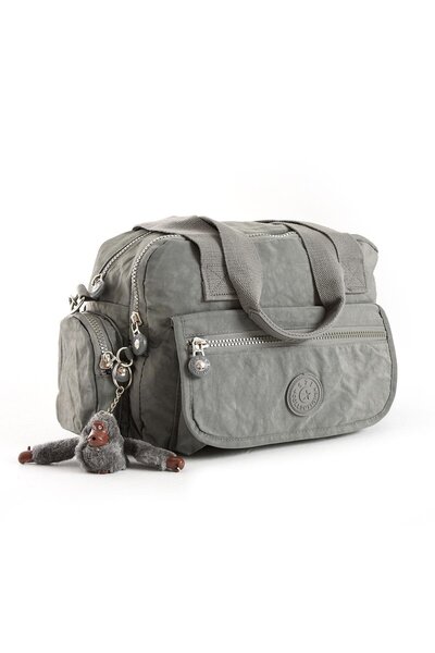 571 Collections Çanta Εξαιρετικά ελαφριά αδιάβροχη τσάντα ώμου με πολλές τσέπες γκρι (Μοντέλο: 571-5M)