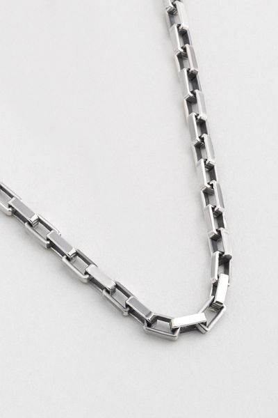 So CHIC... Rectangular Chain 63 cm Silver Men's Necklace