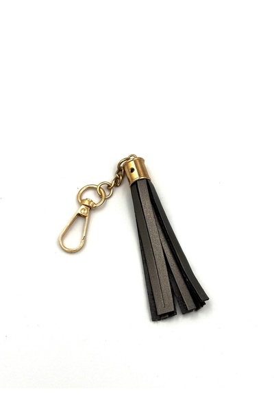 Lady Moss Gray Chain Tassel Bag Accessory