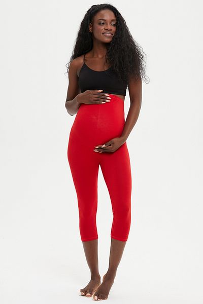 Almila High Waist Cotton Capri Maternity Leggings 2024