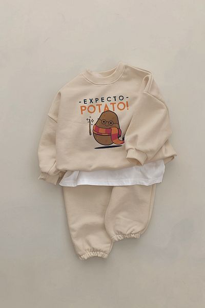 ADABEBEK Premium Expecto Potato Printed 2-Piece Baby Set 23044