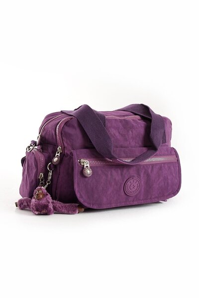 Çanta Trend Geantă de umăr ultra ușoară, impermeabilă, cu mai multe buzunare, violet (model: 571-5M)