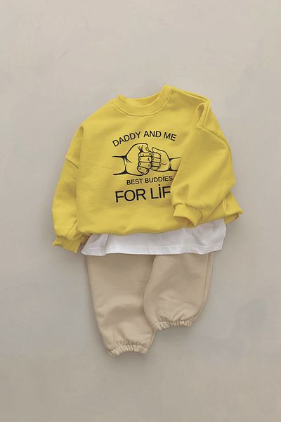 ADABEBEK New Season Daddy and Me Printed 2-Piece Baby Set 22569