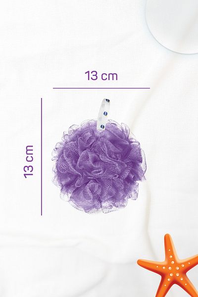 Balmy Xlarge Lilac Bath Washcloth