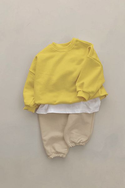 ADABEBEK New Season Movie Time Printed Hoodie 2-Piece Baby Set 232327