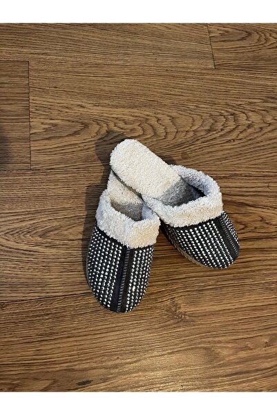 UCC Taşlı süet terlik