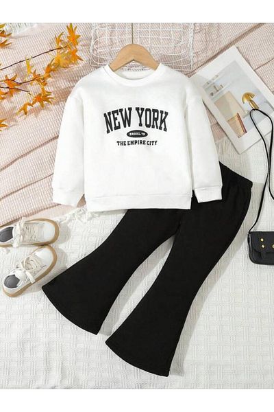 My Kids Wear Two Pieces Children's Spanish Pants and Printed Sweat