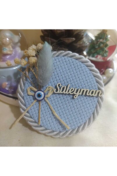 Bebek Hediyelik Beyaz Ahşap Magnet (20'li)