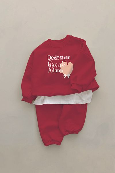 ADABEBEK New Season Grandpa's Little Man 2-Piece Baby Suit 22016-16