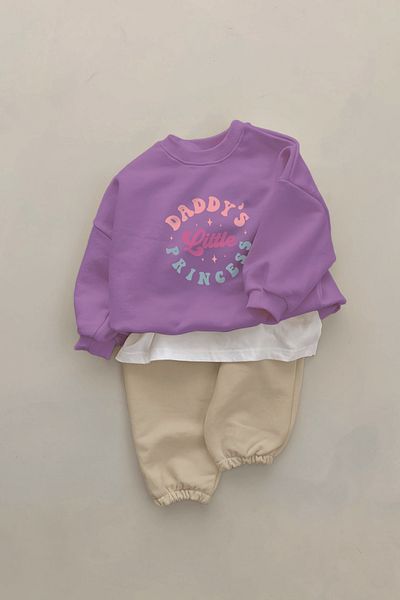 ADABEBEK New Season Daddy's Little Princess Printed 2-Piece Baby Suit 12270