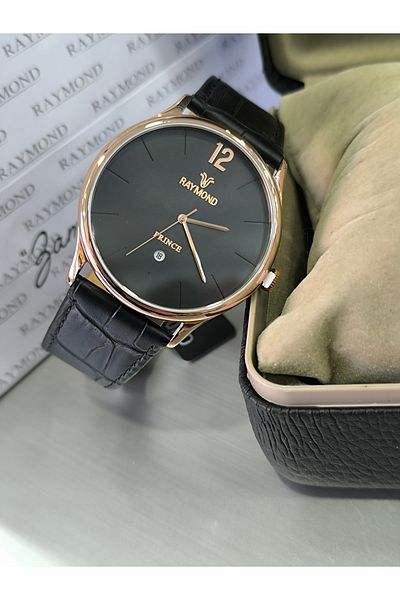 Raymond Classic Leather Watch