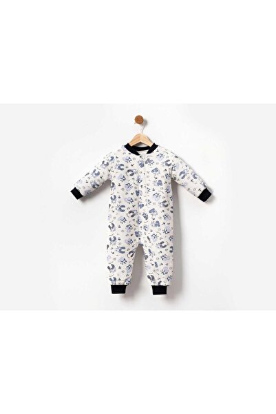 bebitomkids Erkek 1-6 Yaş Harf Baskılı Uyku Tulumu