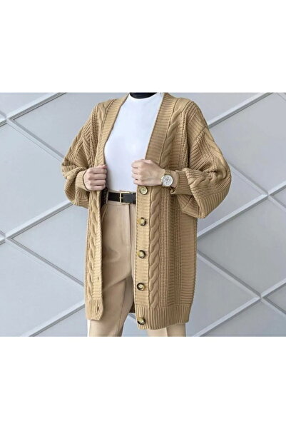 LUGMO Μπισκότο Γυναικεία Πλεκτά Πλεκτά Μαλλιά 80 εκ. - Ακρυλικό Νήμα