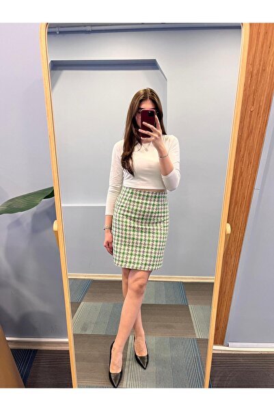 OUZ Fashion Ürün 36 Bedendir-Bel: 36cm'dir. (İnce Bel) Kadın Astarlı Kışlık Y...