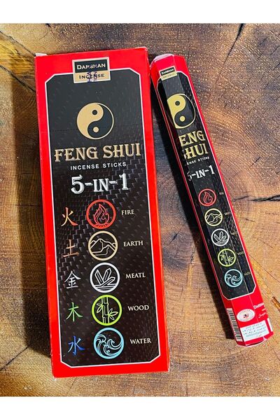 OrdoVeni Feng Shui 5 Element Kokulu 1 Kutu Çubuk Tütsü 20 Adet & Oda Kokusu