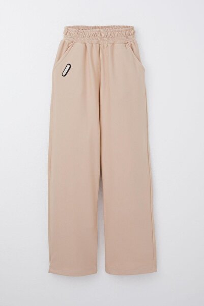 Breeze Долнище за анцуг, бежово, за момиче 6-12 години - ластик на талията, д...