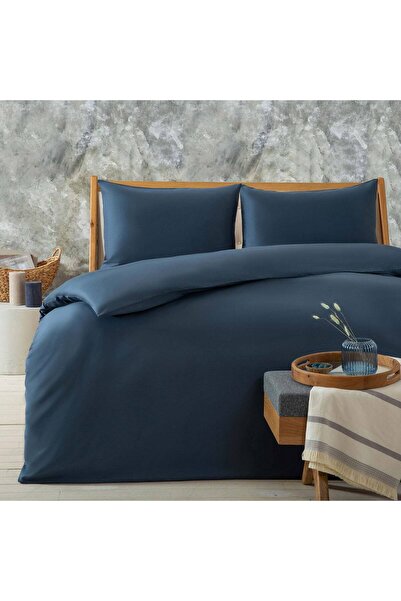 Chakra Σετ Παπλωματοθήκη Alana 100% Βαμβακερό King Size 230X220 εκ. Μπλε