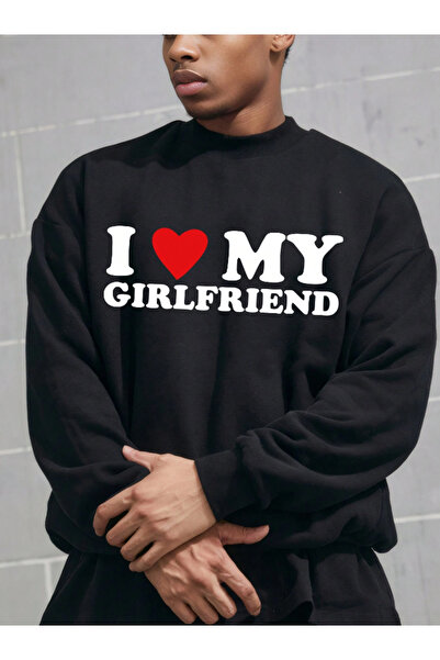 Marco Fresco Λατρεύω την κοπέλα μου - Φούτερ με στάμπα