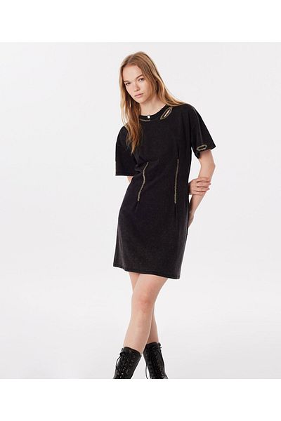 Twist Rochie elegantă cu accesorii metalice