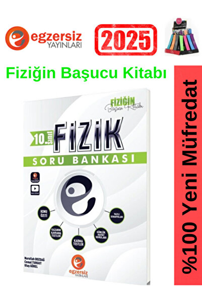 Ens Yayıncılık 2025 Eyted Egzersiz Yayınları 10.Sınıf Fizik Video Çözümlü Soru Bankası+Kalemlik