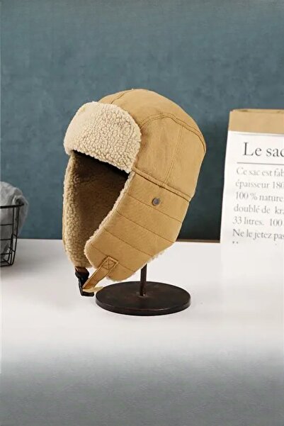 Giraffe Pilot Şapka Bere Retro Gotik Kafkas