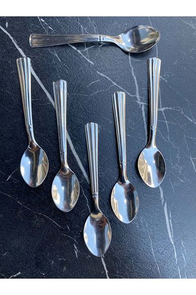Doğuş Mutfak Lux Stainless Steel Teaspoon - 6 Pieces