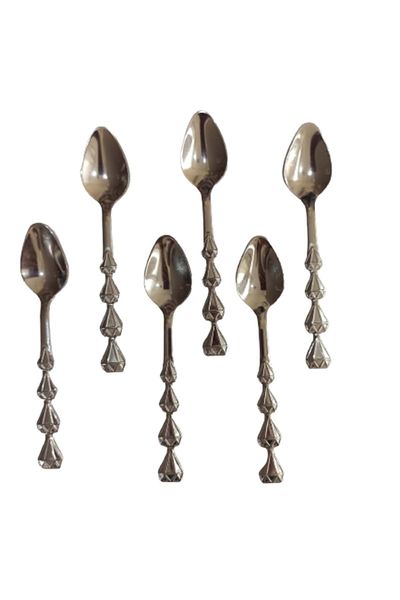 Doğuş Mutfak Diamond Model 6-Piece Steel Teaspoon