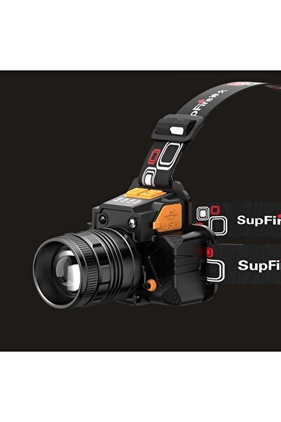 xsir 10 W 3 Modlu Şarjlı Powerbank Özellikli Kafa Lambası Zoom Özellikli