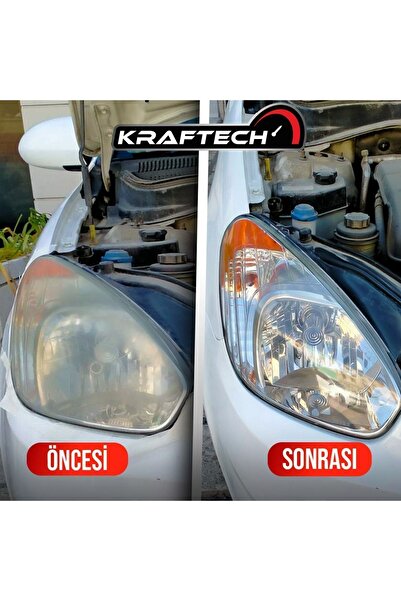 kraftech Yeni Nesil Premium I Buharlı Far Temizleme Sıvısı Ve Parlatma Solüsyonu I Kloroform Uyumlu I 5 Kg