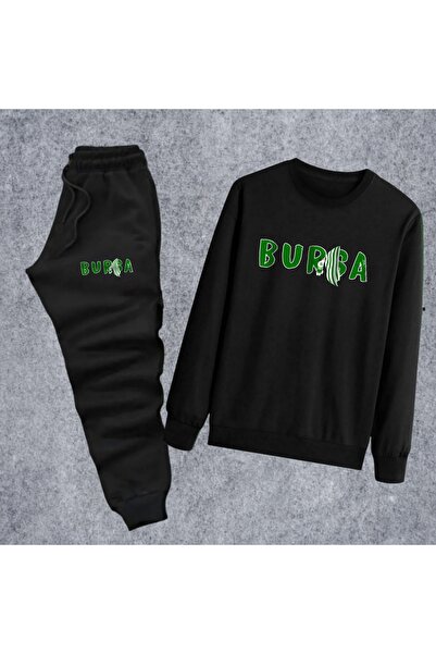 SARI Bursa Alt-Üst 2 İplik içi Yünlü Şardonlu Eşofman Takım Bursaaltüsttakım01