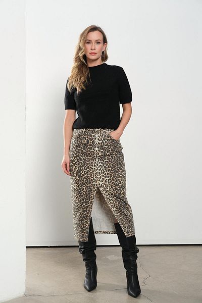Qutu Butik 80569 ПОЛА С ЛЕОПАРДОВ ДЕСЕН И КОПЧЕТА