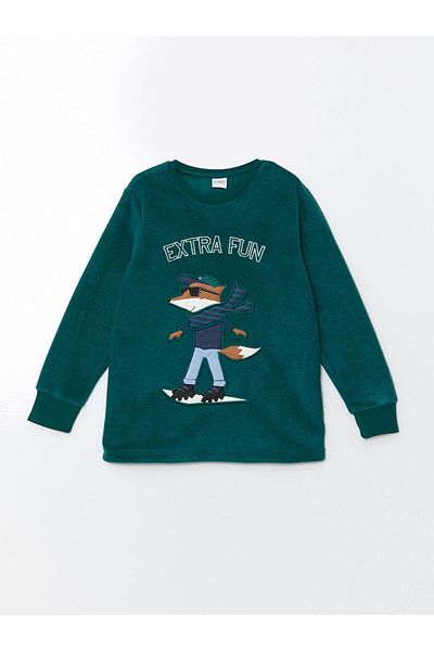 LC Waikiki Σετ πιτζάμες για αγόρια LCW Kids Cycling Neck Fleece