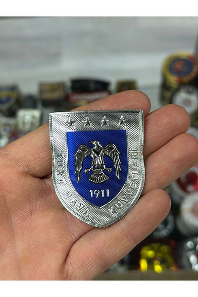 KOMANDO PAZARI TSK HAVACI LASER KESİMLİ - Patch cu velcro pe spate