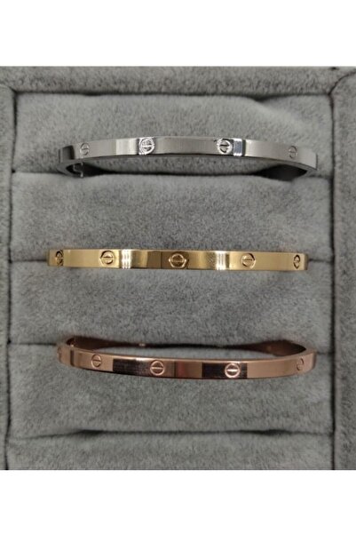 NKIE JEWELS Gümüş Renk Çelik Bileklik – aşkım Model – Şık Tasarım, Kararmaya ...