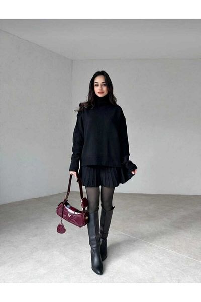 LİBASSİNİ tricotaj de damă cu fustă costum dublu