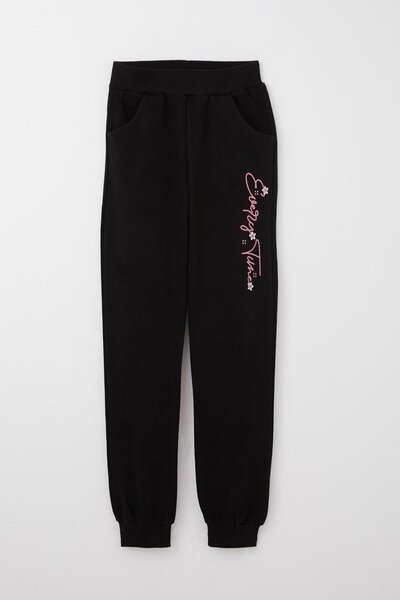 Breeze Σετ αθλητικές φόρμες για κορίτσια 6-12 ετών - Μοτίβο λουλουδιών με στάμπα, αποξηραμένο τριαντάφυλλο