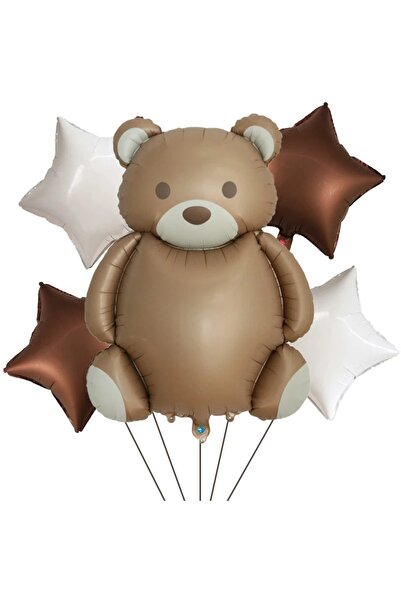 DÜVENCİ TİCARET SET DE BALON RETRO BEAR STAR DE DIMENSIUNE MARE