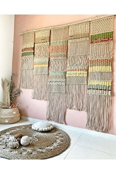 EdaTasarım Dokuma Makrome Duvar Dekoru