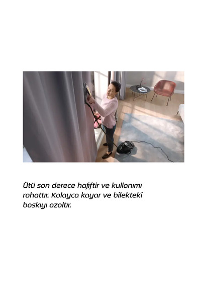 Philips Philips Ultra güçlü Buhar Kazanlı Ütü Siyah 2700w+ütü masası Hediye