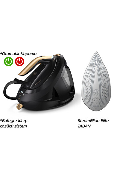 Philips Philips Ultra güçlü Buhar Kazanlı Ütü Siyah 2700w+ütü masası Hediye