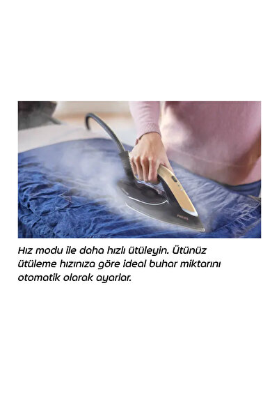 Philips Philips Ultra güçlü Buhar Kazanlı Ütü Siyah 2700w+ütü masası Hediye